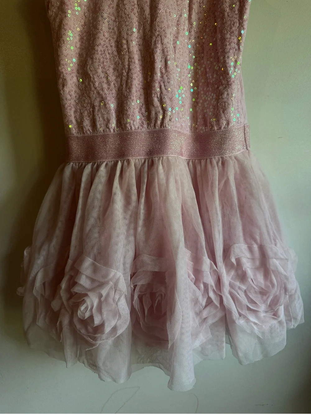 💗5 for $25💗 Kid’s Size 10 Pink Tulle Floral Party Ballerina Dress